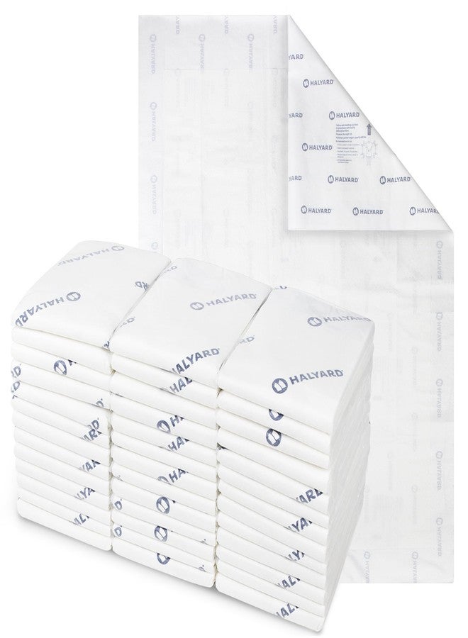 HALYARD Premium Disposable Underpads, 40 Inches x 57 Inches Chux Pads - Absorbent Incontinence Bed Pads for Adults with Airlaid Core for Moisture and Odor Control - Pack of 5 - Image 1